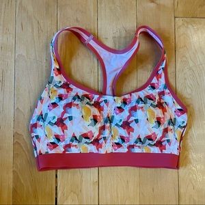 SOLD UNIQLO multicolored racer back sports bra